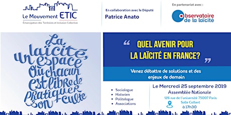 "Quel avenir pour la laïcité en France ?" - Débat Mouvement ETIC
