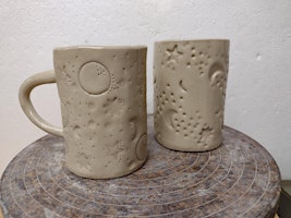 Matariki Mug| Handbuilding Pottery Workshop w/ Siriporn Falcon-Grey primary image