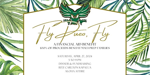 Fly Pueo, Fly - A Financial Aid Benefit primary image