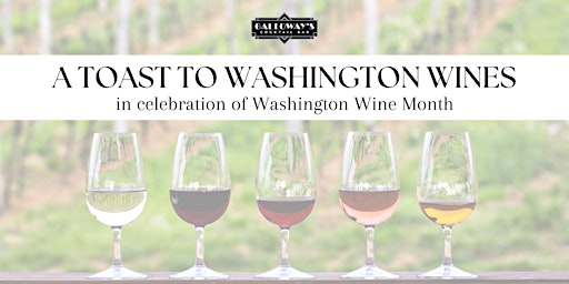 Hauptbild für A Toast to Washington Wines