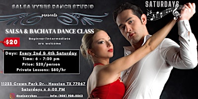 Primaire afbeelding van Couples and Singles Salsa Dance Class