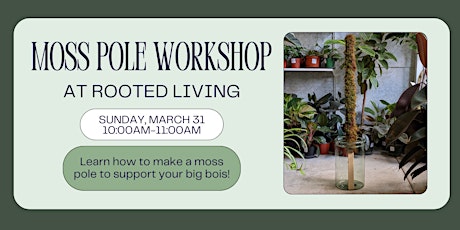 Moss Pole Workshop