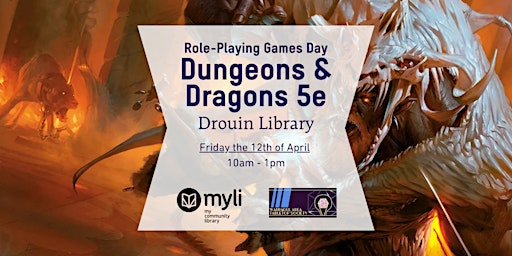 Image principale de Dungeons and Dragons 5e (Role-Playing Games Day) @ Drouin Library