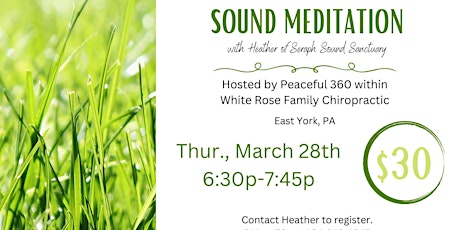 Sound Meditation in East York