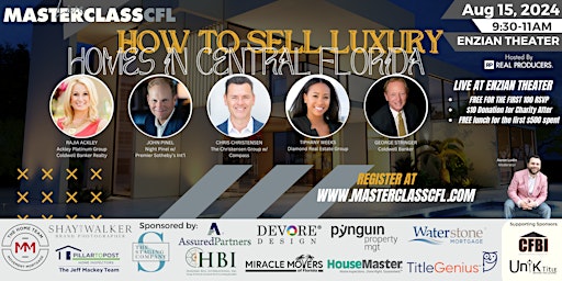 Hauptbild für "How to Sell Luxury Homes in Central Florida" (Part One)