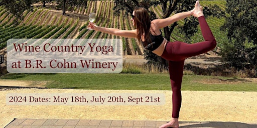 Wine Country Yoga at B.R. Cohn Winery  primärbild