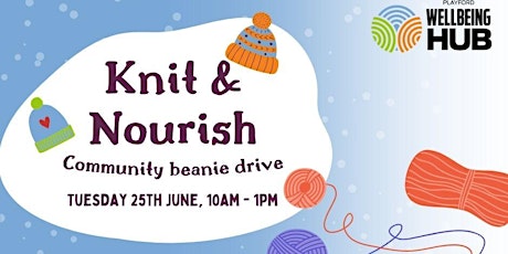 Knit & Nourish - Community beanie drive with Dear Pru