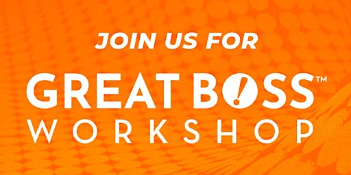 Primaire afbeelding van Great Boss Workshop Presented by Expert EOS Implementer, Mark Stanley