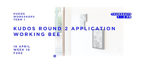 Primaire afbeelding van KUDOS ROUND 2 APPLICATION WORKING BEE