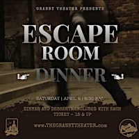 Primaire afbeelding van ADULTS ONLY ESCAPE ROOM DINNER CHALLENGE