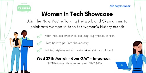 NYT Network x Skyscanner: Women in Tech Showcase 2024 primary image