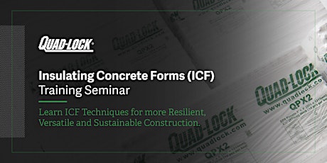 Insulating Concrete Forms (ICF) Training Seminar primary image