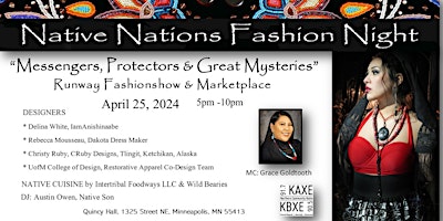 Hauptbild für Native Nations Fashion Night, "Messengers, Protectors & Great Mysteries"