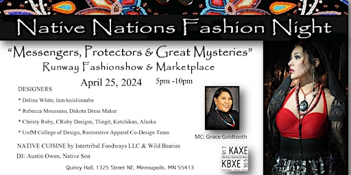 Imagen principal de Native Nations Fashion Night, "Messengers, Protectors & Great Mysteries"