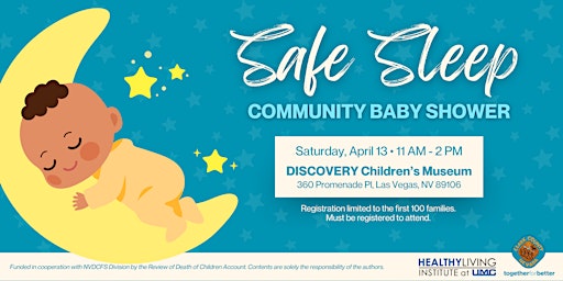 Imagem principal do evento Community Baby Shower for Safe Sleep