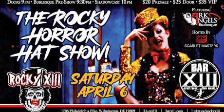 Rocky XIII presents The Rocky Horror Hat Show featuring Dark Angels