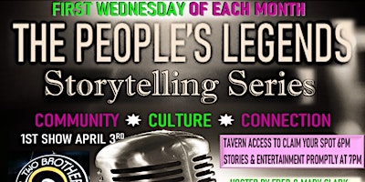 Imagem principal do evento The Peoples Legends | Storytelling Event