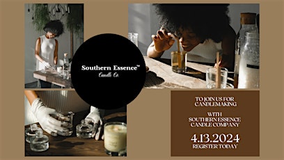 Candle making with Southern Essence Candle Company