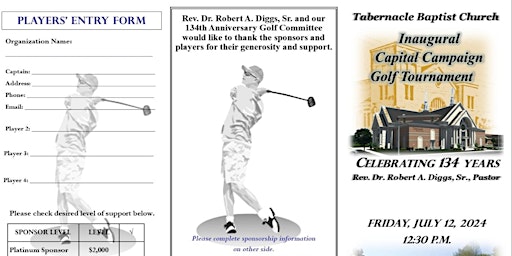 Inaugural Capital Campaign Golf-Tournament  primärbild