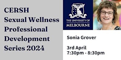 Sexual Wellness Professional Development Series with Sonia Grover  primärbild