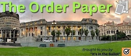 The Order Paper Podcast Launch primary image