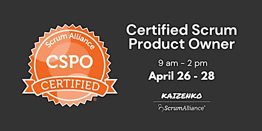 Hauptbild für Certified Scrum Product Owner (CSPO) Training