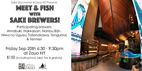 Meet and Fish with Sake Brewers! primary image