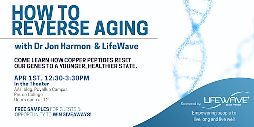 Hauptbild für How to Reverse Aging with Dr Jon Harmon and Lifewave