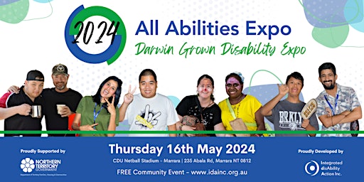 Imagem principal do evento Darwin Grown Disability Expo - The "All Abilities Expo"