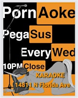 Imagem principal do evento Pornaoke Wednesdays @ Pegasus Lounge