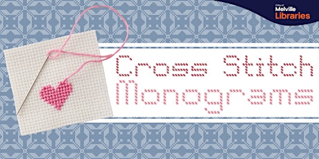 Cross stitch monograms