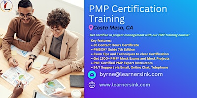 PMP Classroom Training Course In Costa Mesa, CA primary image