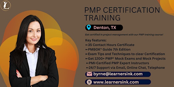 PMP Classroom Training Course In Denton, TX