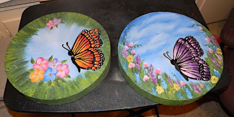 Fairy Garden Stepping Stone Painting