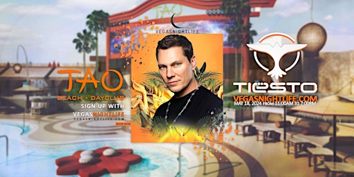 Tiesto | TAO Beach | EDC Las Vegas Pool Party primary image