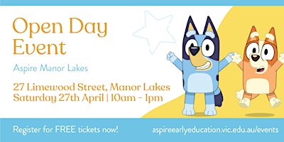 Aspire Manor Lakes Open Day primary image