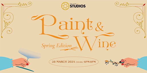 Imagem principal do evento Paint & Wine: Spring Edition!
