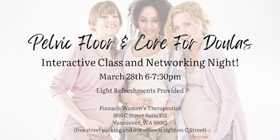Hauptbild für Pelvic Floor and Core For Doulas: Class and Networking Night