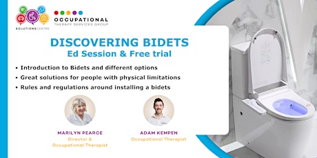 Discovering Bidets - Ed Session & Trial primary image