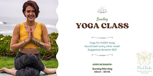 Sunday Morning Donation Yoga in Santee primary image