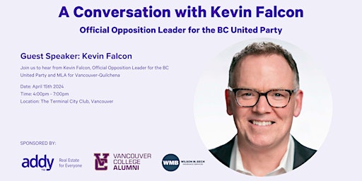 Immagine principale di A Conversation with Kevin Falcon 