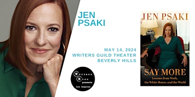 Primaire afbeelding van Writers Bloc Presents Jen Psaki