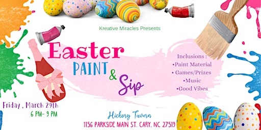 Imagem principal de Easter Paint & Sip