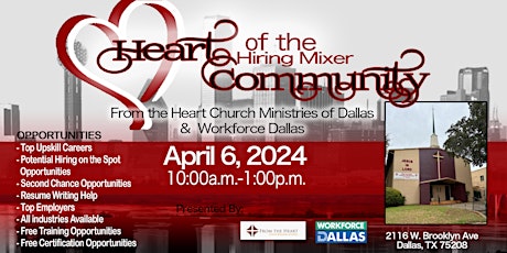 Employer Registration Workforce Dallas Heart of the Community Hiring Mixer