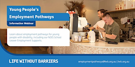Hauptbild für Young People's Employment Pathways - Information Webinar (WA)