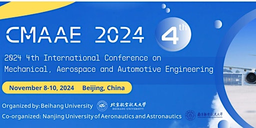Conference on Mechanical, Aerospace and Automotive Engineering  primärbild