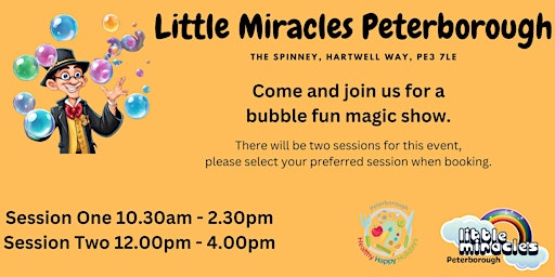 EVENT Bubble Magician At The Spinney - 04/04/24 primary image