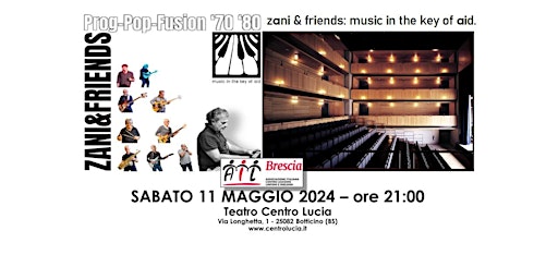 Imagen principal de zani & friends: music in the key of aid.