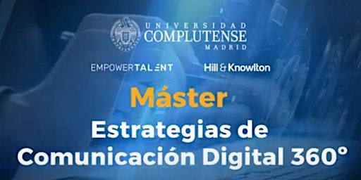 Imagem principal do evento Máster Estrategias de Comunicación Digital 360º - Título UCM - 25/26