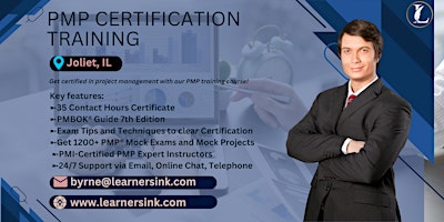 PMP Classroom Training Course In Joliet, IL primary image